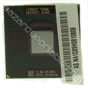 Processeur Intel Core 2 Duo T5800 - 2.0GHz - 2 MB de cache - bus 800 MHz - Origine Toshiba Satellite BG48 